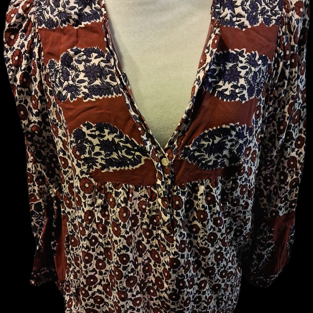 Lucky Brand  Lightweight Patterned Top